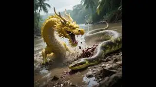Yellow Dragon vs Godzilla, Anaconda & Red Dinosaur &ndash; Who Will Survive the Ultimate Monster War?