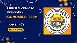BA 1ST SEMESTER ECONOMICS|ECO101F|Principles of Micro Economics|#ddu #pyq #economics