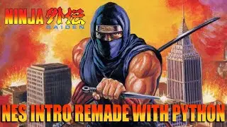 Ninja Gaiden Nes Intro Remade in Python using Pygame - Code included in description