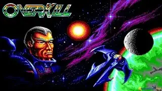 OverKill - The Six Planet Mega-Blast gameplay (PC Game, 1992)