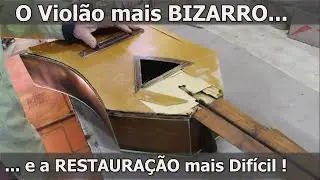 Restauração: Violão Di Giorgio Bora-Bora ano 83. Especial 75k inscritos! Lut. Brunelli