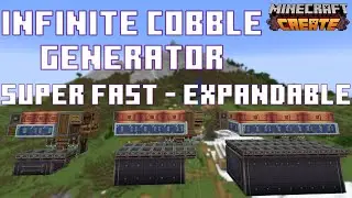 САМАЯ ПРОЧНАЯ ферма из булыжника &mdash; Minecraft: Create Mod 5.1