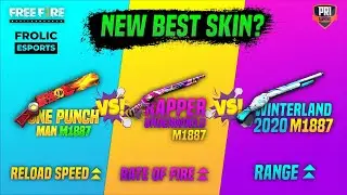 All New One Punch Man M1887 vs Rapper Underworld M1887 vs Winterland M1887 - Garena Freefire