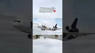 FedEx 🇺🇸 flight 80 - What was supposed to happen 💔 - #avgeeks #pilot #aviation #flight #planes