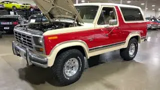 1983 Ford Bronco in White & Red