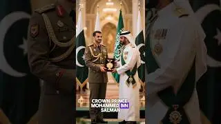 According to Saudi Press Agency, CDF Munir given medal in honour #pakistan #prisma3d #youtubeshorts