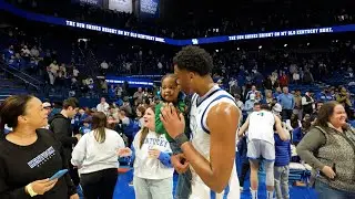 Kentucky Celebrates 94-78 Win Over Oklahoma; Fans Chant 