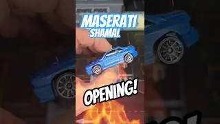 MASERATI SHAMAL HOT Wheels model OPENING!💙🔥 #hotwheels