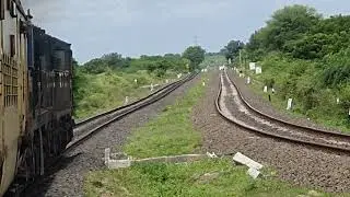 Purna jn to Parbhani jn 4K train journey || 07617 hajur sahib nanded-csmt Tapovan exp