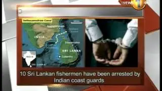 NewsFirst_10 Sri Lankan fishermen caught at sea by Indian coast guards