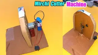 How To Make A Mirchi Cutter Machine |DC Motor Useful Invention |dc motor Ideas