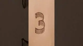 three number style#art #technique #shorts #viral #viralvideo