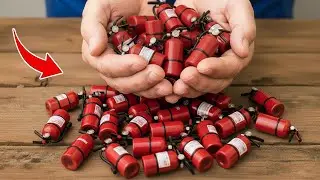Don't throw away your old fire extinguisher! Billions of people don't know the secret of this tool