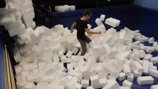 CROSS JUMPS CREW VLOG #16 FOAMPIT VULLEN IN GYMNASTICS