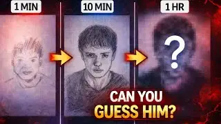 I Draw Will Byers in 1 Minute vs 1 Hour (Can You Guess Him?) 😱