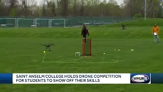 High school students compete in drone competition