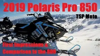 Polaris Pro 850 против 800 2019 года и первые впечатления от поездки