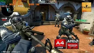 Counter-Strike: Global Offensive in AMD A4-9125, RADEON R3 Graphics (low end) Playable?