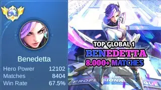 ЛУЧШАЯ СБОРКА BENEDETTA 2025 | СБОРКА ТОП-1 ИГРОВОЙ ПРОЦЕСС BENEDETTA GLOO | МОБИЛЬНЫЕ ЛЕГЕНДЫ