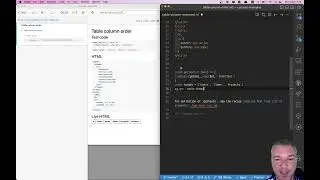 Confirm The Table Columns Order