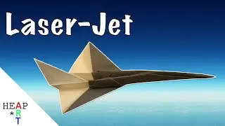 Paper Plane 046 : Laser-Jet by Thay Yang (100 Exotic Paper Airplanes)