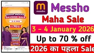 Messho Maha Sale offer up to 70 % off ||Messho Sale #meesho #sale 