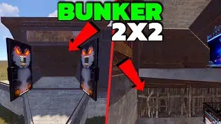 RUST 2X2 BUNKER BASE DESIGN Solo/Duo