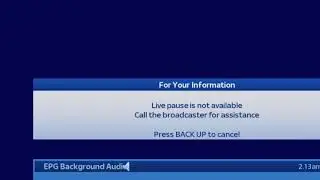 2017 Sky Christmas EPG Music, Hand over from 2017 Sky EPG Music