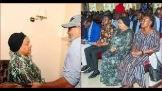 See how First lady Margaret Kenyatta & Moses Kuria arrived at Oginga Odinga's 30th anniversary