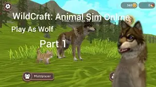 WildCraft: Animal Sim Online Play As Wolf Part 1