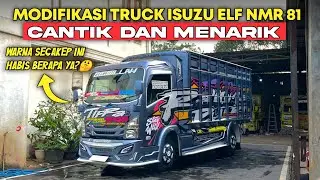 MODIFIKASI TRUCK ISUZU ELF NMR 81 DENGAN WARNA SECANTIK ITU BUTUH DANA BERAPA YA?⁉️🤔