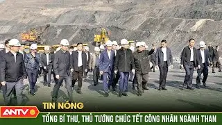 Tổng B&iacute; thư, Thủ tướng thăm c&ocirc;ng nh&acirc;n ng&agrave;nh Than tại Quảng Ninh