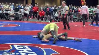 Drew Gorman Buford vs Antoine Glasgow Parkview 2023 7A GHSA State Finals 138lbs