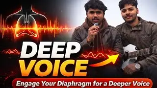 How to Get a Deep Voice | Engage Your Diaphragm in 5 Minutes (Pro Technique)