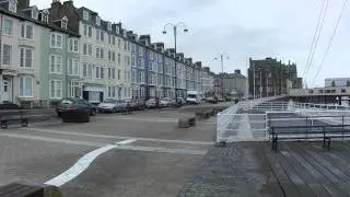 Aberystwyth Promenade on the 27th December 2011.