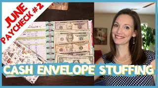 CASH ENVELOPE STUFFING June 2020 Paycheck 2 |  Linin Up Ducks