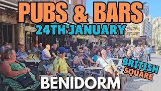 Benidorm - CROWDED Pubs & Bars! ┃ Uncle Ped's, Jumping Jacks, Western Saloon & More!