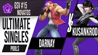 GSV #15: Novatos - Pools - Darnay (Terry) Vs Kusankrod (Bayonetta) | Smash Ultimate Per&uacute;