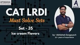 CAT LRDI Sets | Must Solve Reasoning Set 35 | Ice Cream Flavors