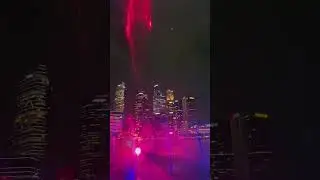A light and water show Singapore marina bay sands✨night 8.45-9.00 free🤩