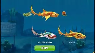 Hungry Shark World - Heidi This Stealthy Shark Can Become Invisible - Gameplay
