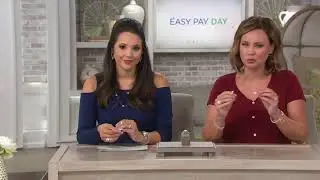 Diamonique Princess Cut Halo Ring, Sterling Silver on QVC