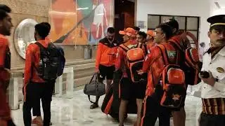 SRH team reach Hotel ITC Maurya Delhi #ipl2024 #srh #delhicapitals #itchotels