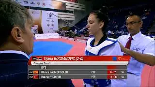 MOSCOW 2017 WORLD TAEKWONDO GRAND PRIX. SemiFinal W-49  BOGDANOVIC-WONGPATTANAKIT
