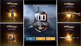 8800 UC UPGRADE TO RP 100 | SEASON 9 ROYAL PASS | PUBG MOBILE