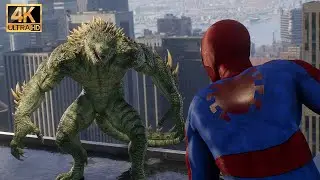 Классический костюм Скотта Джонсона против Ящера (NG+) &mdash; геймплей Marvel&rsquo;s Spider-Man 2 (4K60FPS)