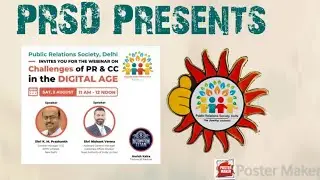 Challenges of PR & CC in the Digital Age - Webinar by PRSD