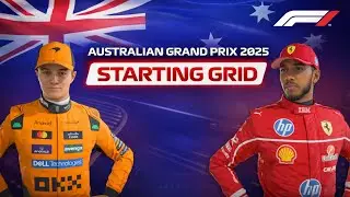 F1 Australian Grand Prix 2025 | Starting Grid 🔥 Norris vs Hamilton | Full Grid #F1 #AustralianGP 