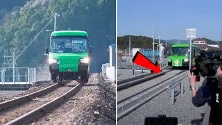 World's first bus-train dual-mode vehicle begins operating in Japan
