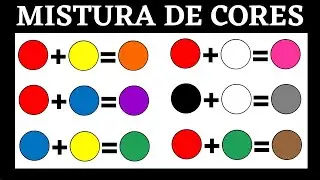 Mistura de Cores e Formar outras Cores - Mistura de cores e Resultados